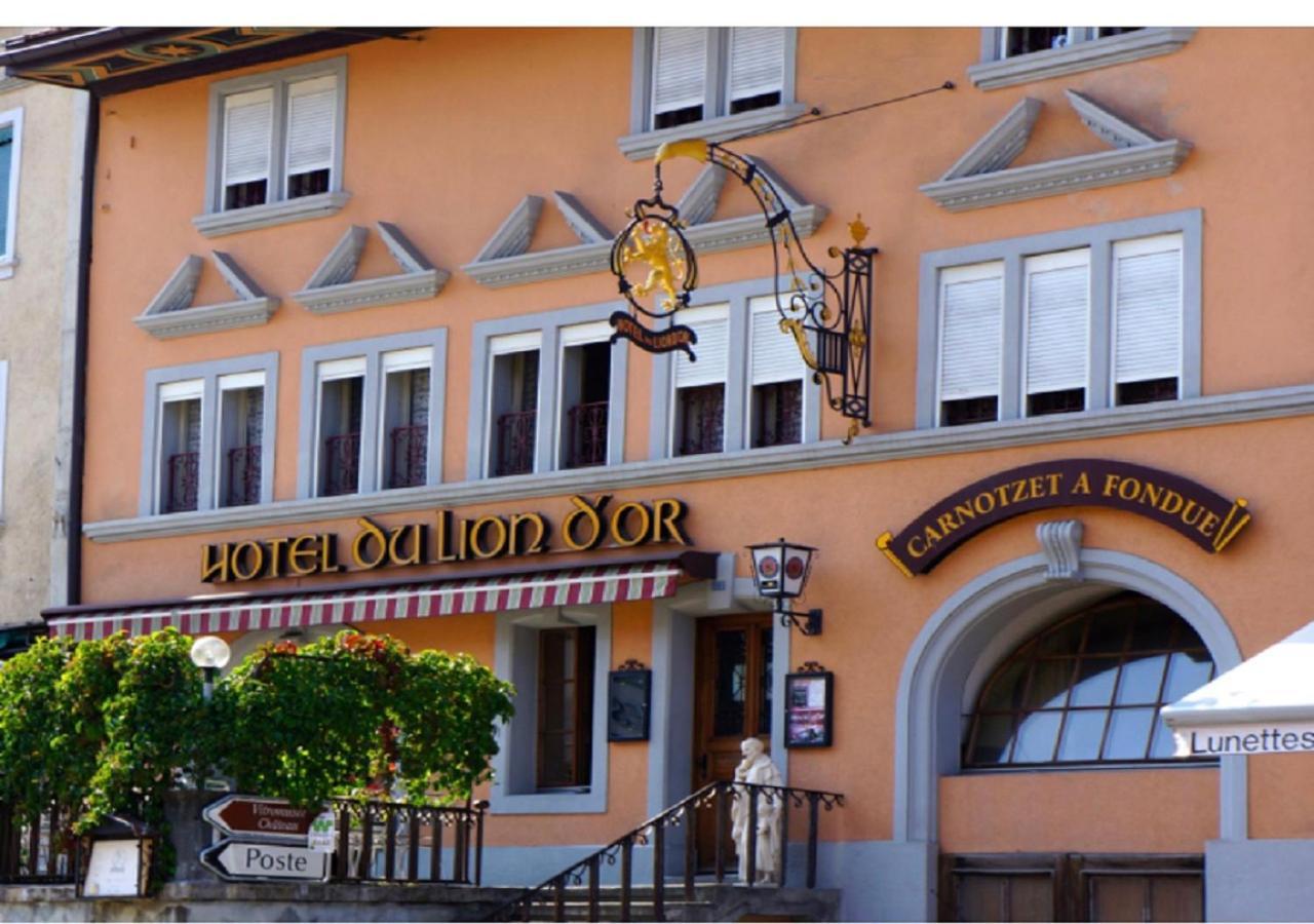 Hotel Lion D'Or Romont Экстерьер фото
