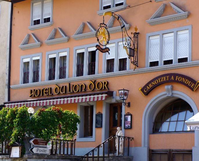 Hotel Lion D'Or Romont Экстерьер фото